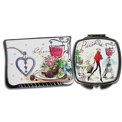 Ensemble de 2 miroirs de mode paris