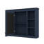 35'' X 27.5'' Medicine Cabinet, Wall-Hanging Bathroom Storage With Mirror, Modern Unit With 6 Open Shelves-1876423807