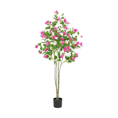 Bougainvillée artificiel, arbre vert