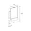 Fortis Glass Dimmable LED Flush Mount Wall Sconce-79313298-77536574-119124164