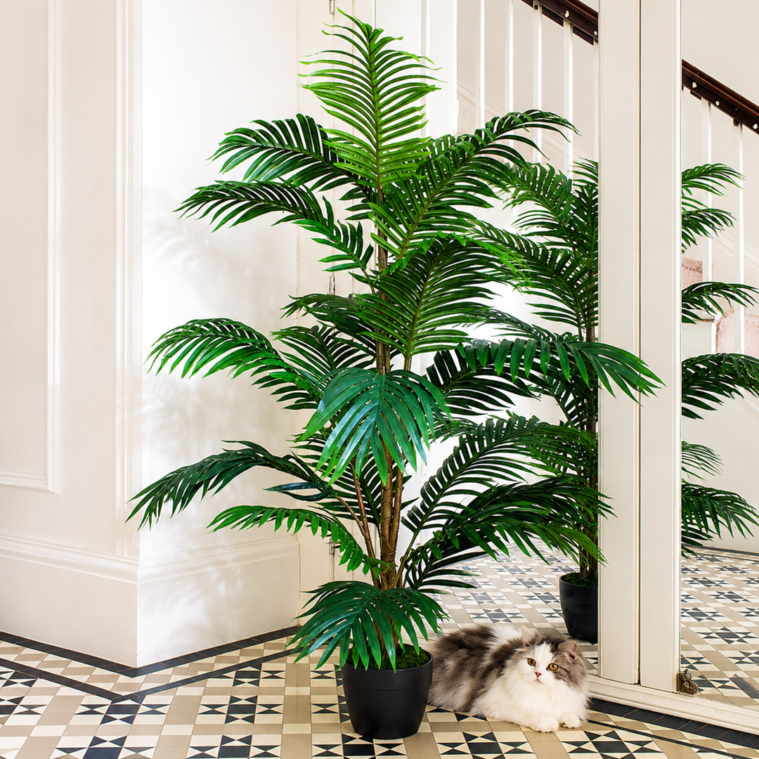 140cm Faux Palm Plant in Pot Liner