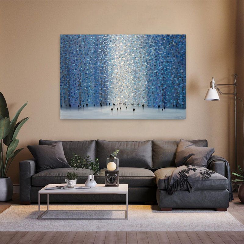 Art contemporain, art contemporain abstrait, H 60 po x l 40 po