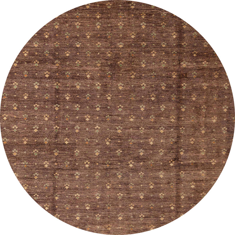 Tapis abstrait moderne 4433, Rond 3 pi