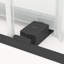 Porte de douche coulissante double sans cadre l 60 po x H 60 po-102408855