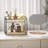 Bathroom Countertop Organizer Set Of 2, Kitchen Counter Shelf Spice Rack Sink Countertop Storage Desktop Large Wood Shelf-1326837823