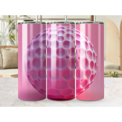 Choose Handmade Tumblers 591ml Vacuum Insulated Stainless Steel (18/8) Travel Tumbler with Straw