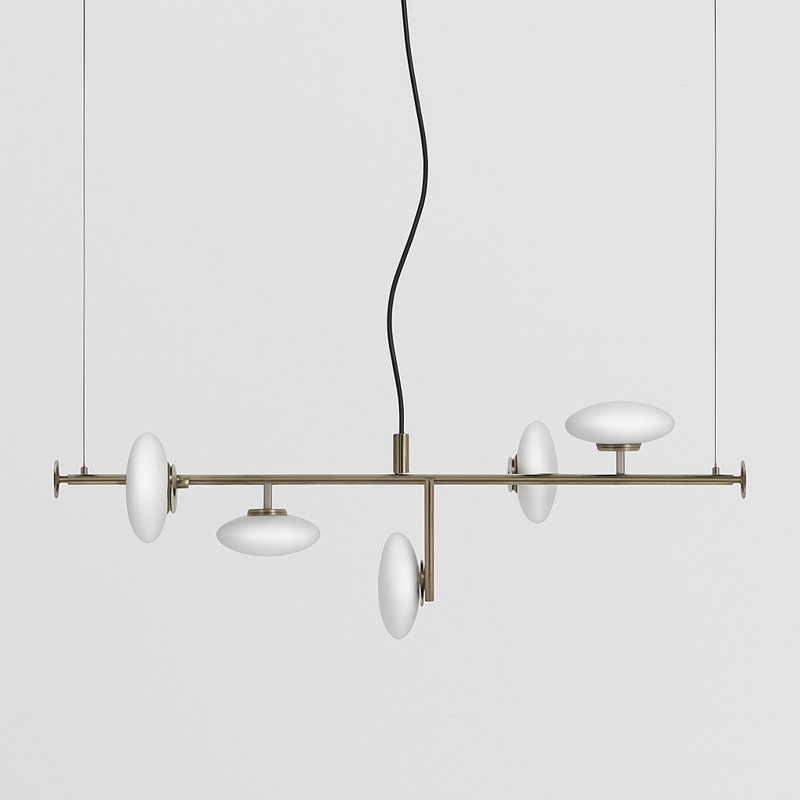 Mami, Brushed Bronze, Recessed Canopy