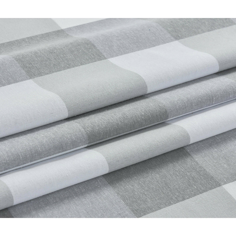 Estiven Cotton Blend Curtain Pair, Gray
