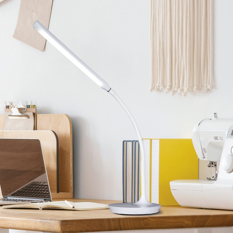 OttLite Extended Reach LED Desk Lamp, White