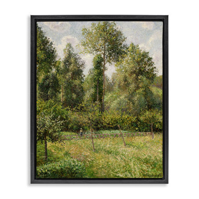 Cadre flottant Poplars Classic Landscape, design par Camille Pissarro