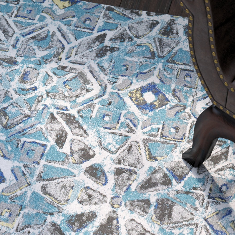 Tapis géométrique Cherise Mykonos, Rectangle 10 pi x 13 pi 2 po
