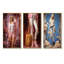 In Style Woman Denim Elegance - Ensemble de 4 décorations murales tendance-1955513299-1955512363