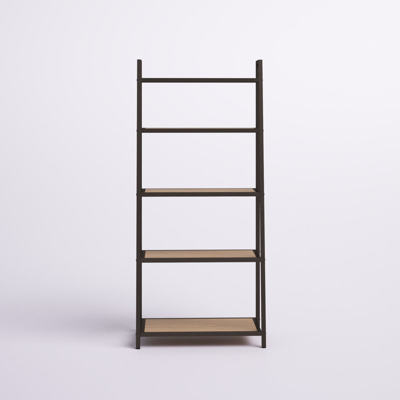 5-Tier Leaning Bamboo Rack