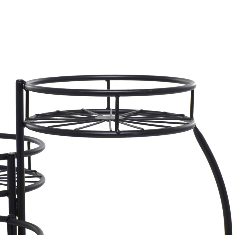 Support pour plante Aya, Noir