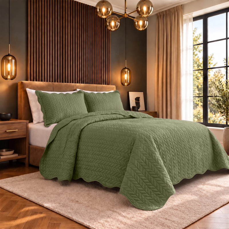 Ensemble de couvre-lits matelassés surdimensionnés Oxford, ensemble de literie en microfibre douce inspiré des hôtels