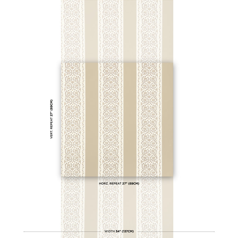 Jasmine Wallpaper, Neutral