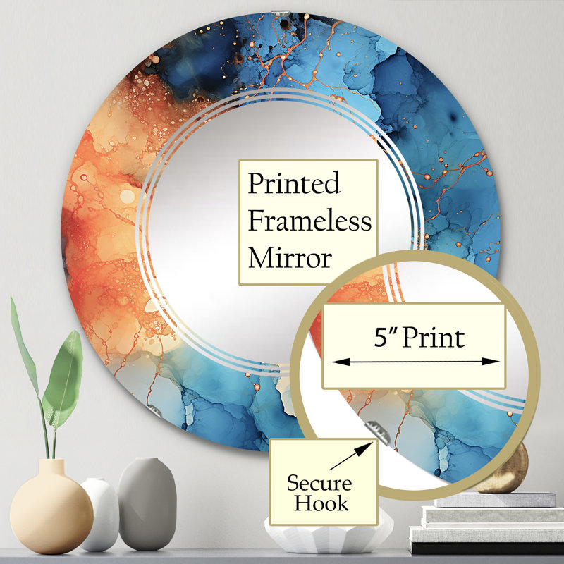 Miroir mural Shambrae, 24 po x 24 po