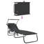 vidaXL Folding Sun Lounger Folding Oxford Outdoor Recliner Adjustable Patio-1199259545