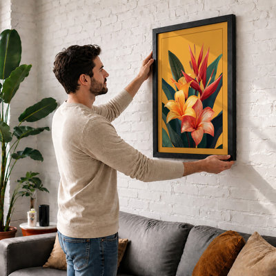 Tropical Blooms Botanical - Framed Print