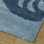 Tapis bleu à motif géométrique Kostka-1102989304