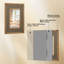Miroir mural rustique en bois massif-19947434