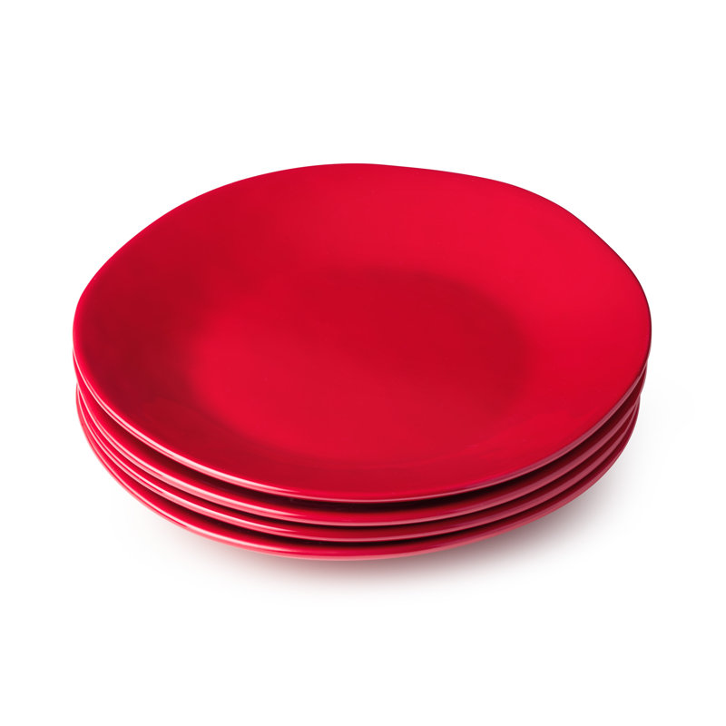 Ensemble de 4 assiettes à dessert Berry Red Christmas