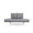 Halcombe 78.74" Linen Flared Arm Sleeper-2006134844