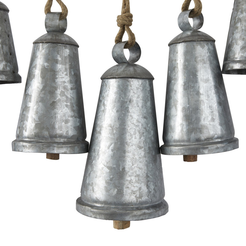 Cloche décorative tibétaine, Argent argent