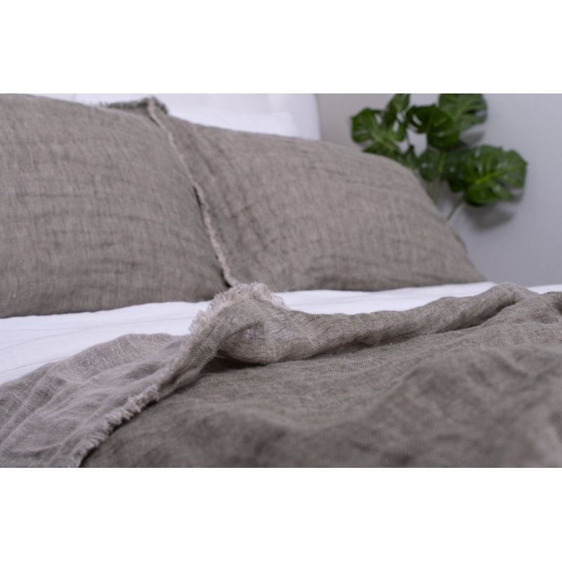 Brissia Linen Sham - Standard, 20" H x 36" W