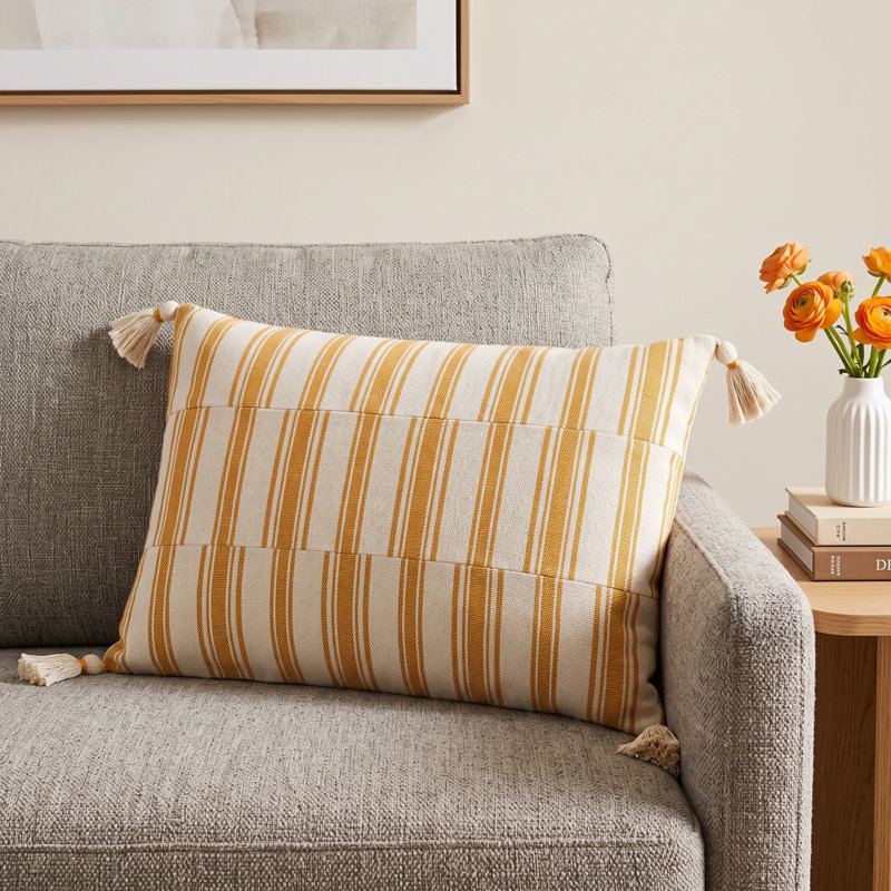 Robina Tassels Cotton Pillow Cover
