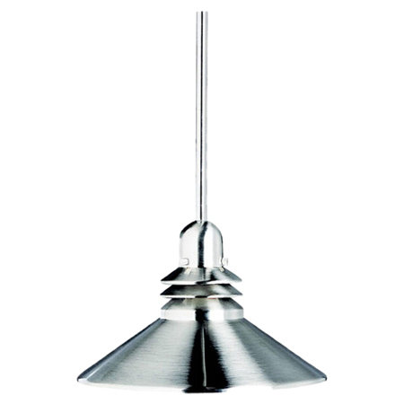 1 - Light Brushed Nickel Single Pendant