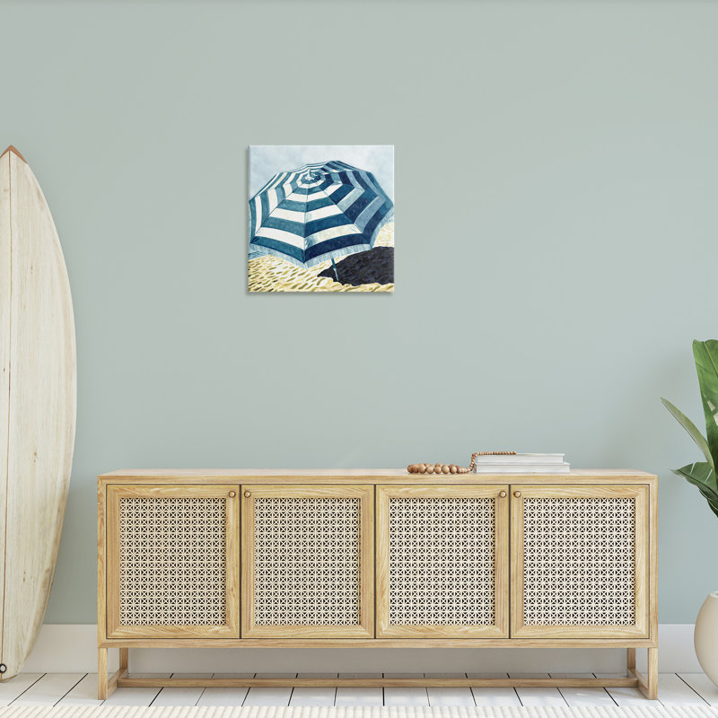 Parasol rayé par Ziwei Li, H 24 po x l 24 po x P 1,5 po