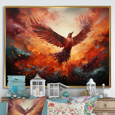 Reproduction d'art sur toile, "Resurg Phoenix Rebborn I"
