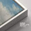 «Ciel apaisant, paysage serein bleu, paysage naturel, nature, illustrations, art moderne, décor rustique», 3 pièces-98695909-98695912