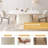 62.99" Modern Oval Cream White Dining Table Set with 6 Chairs for Kitchen, Bar, Living Room-420354124-415237163-420354120