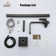 CASAINC 2 Handle Floor Roman Tub Faucet with Diverter