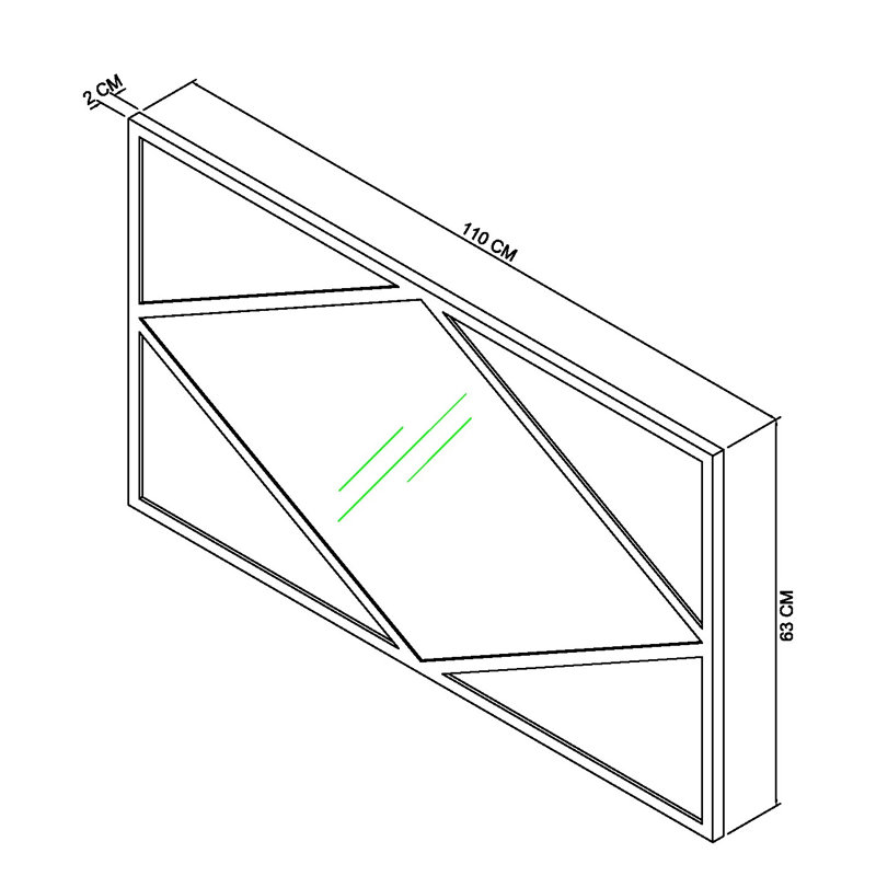 Strahan Flat Mirror