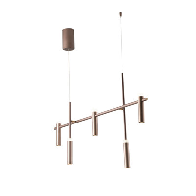 Smicksburg 5 - Light Bronze LED Geometric Pendant