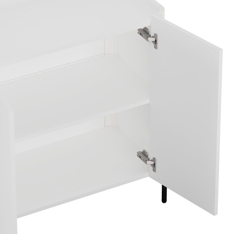 Ensemble de commode et buffet Abbey, Blanc