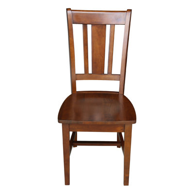 Derene Solid Wood Slat Back Side Chair by August Grove