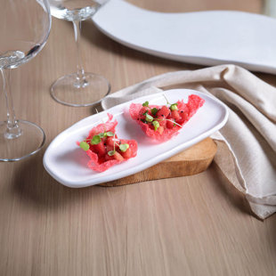 Ensemble de 4 assiettes en grès Pistache (Ensemble de 4)
