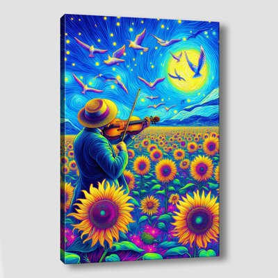 Peinture décorative sur toile