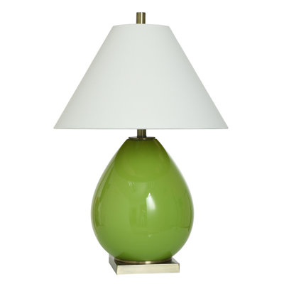 Dann Foley Lifestyle - Takeila - Glass Table Lamp - White Shade