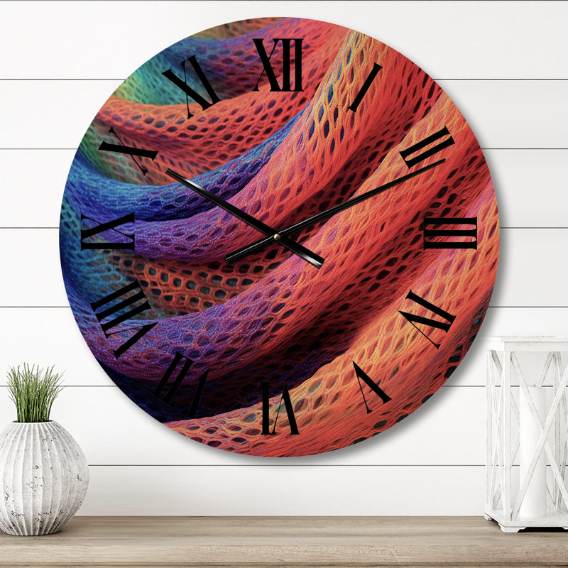 Horloge murale en bois massif Amoncourt, Moyenne