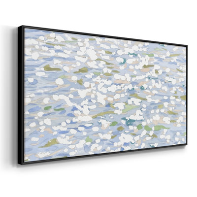 Crushing Waves I- Framed Gallery Wrapped Canvas -Ready to Hang
