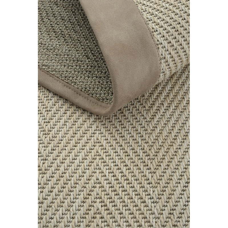 Tapis en cuir sisal Anita, Tapis de couloir 2 pi 8 po x 14 pi 10 po