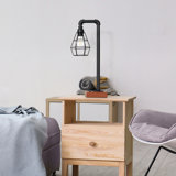 Port Pirie Wood USB Desk Lamp