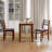 Venerica 3-Piece Modern Dining Table Set, Wooden Kitchen Table Chair Set For Two-1904704742