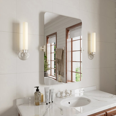 Miroir rectangulaire inclinable pour salle de bain 23 po x 30 po Verge