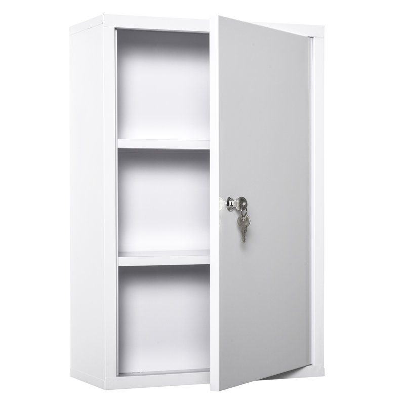 Parenteau Metal Wall Bathroom Storage